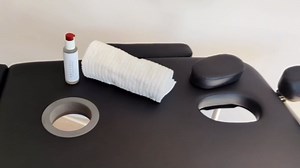 Foldable Leather BDSM Milking Table with Large Glory Hole – Portable Massage Table for Men, Discreet Roleplay and Restraint