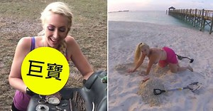 真實版古墓奇兵！鏡頭前彎腰挖地露「巨大祕寶」，網友：差點以為在看野X