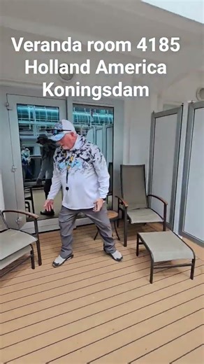 Extended Veranda Holland America Koningsdam Room 4185