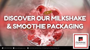 Explore our selection of smoothie and milkshake packaging in 250ml, 350ml, and 500ml sizes. Whether you're serving refreshing smoothies or indulgent milkshakes, our range ensures your beverages look and taste their best! For all your beverage packaging needs, Fampak has the perfect solution. Connect with us today! Visit us at www.fampak.co.za or contact us at 021 933 3524. #Fampak #WesternCape #CapeTown #BeveragePackaging #Smoothies #Milkshakes #IcedCoffee #SodaFloat #PlasticPackaging #Supplier 