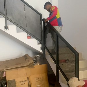 40K views · 92 reactions | Stair railing installation process #welding #welder #fabrication #idea #doors #weldingart #weldernation #tig #weldlife #steel #iron #tools #metal #metalfabrication #engineering #metalworking #diy #construction #art #design #custom #metalart #manufacturing #mig #stainless #handmade #diy #dssworkshop | Creative Idea | Facebook