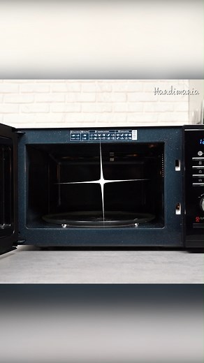 13K views · 23 reactions | Simple trick for cleaning your microwave oven 朗 | Handimania | Facebook