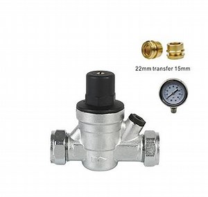 [Hot Item] Brass Thread Type Pressure Reducing Valve for Air Water Gas Pressure Regulating Valve Pressure Gauges to Measure Air Pressure