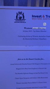 Join me behind the scenes at The Taj Mahal Palace, Mumbai as I create a gala dinner for the Western Australian Investment and Trade Commission in India! #WAday #westernaustralia #india #australia #luxury #food #produce | Kishwar Chowdhury