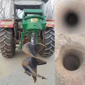 [Hot Item] Soil Digger Planting Trees Mover Auger Loader Hole Digging Tree Planting Machinery Digging Hole Machine