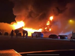 GA Church Goes Up In Flames After Propane Tank Explosion