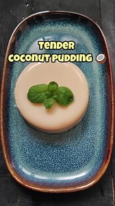 Tender Coconut Pudding Refreshing, creamy, and melt-in-your-mouth — this Tender Coconut Pudding is the perfect summer dessert! Made with tender coconut water, pulp, milk, condensed milk, sugar, and agar agar, it’s simple to make yet irresistibly delicious. 🌴✨ 🥥 Ingredients: - Coconut water - Milk - Condensed milk - Tender coconut pulp - Sugar - Agar agar 💡 No baking, no eggs — just a light, tropical pudding that sets beautifully in the fridge. Perfect for family gatherings, festive occasions,