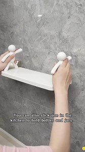 Self-adhesive Bathroom Shampoo Storage Racks | Lee Home