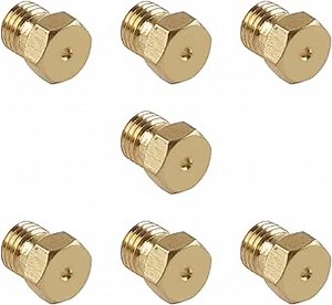 DG96-00340B / DG69-00197A Stove Gas Range LP Conversion Kit, Compatible with Whirlpool Frigidaire Gas Cooktops to Propane Conversion Kit Brass (7 Pack)