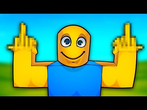 Playing the Roblox CUSSING Game