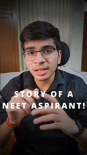 *REAL* story of a NEET aspirant 🤐 #shorts #neet #story #neet2025 #neet2026 #mbbs #motivation