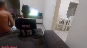 I had to have sex with my husband's friend because of a bet, but I got horny and ended up doing DP with both of them