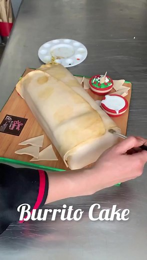 Burrito Cake 🌯😋 #art #burritosmexicanos | Carla Cake Art