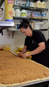 Made from scratch. Baked with love. Our cinnamon loaf starts right here — handcrafted by our head baker and the heart behind our specialty breads.🫶🫶🫶 You’ll taste it in every bite of our cinnamon French toast (yeah, it hits different). Real baking. Real love. Every single loaf. #bts | Batter Up Pancakes