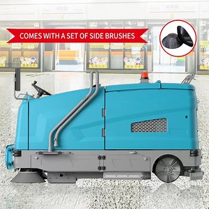 [Hot Item] Heavy Floor Scrubber Industrial Riding Battery Floor Sweeper Low Energy Consumption Indoor and Outdoor Floor Cleaning Machine