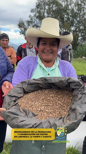 🌳Trabajando por nuestros hermanos agricultores y ganaderos de nuestro distrito de Agallpampa.💪 | Municipalidad Distrital de Agallpampa