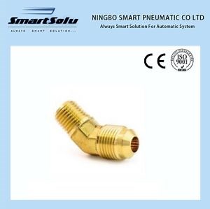 [Hot Item] Dryseal Threads Forgings&Extrusions Brass Forged 45° Male Elbow Pipe Fittings