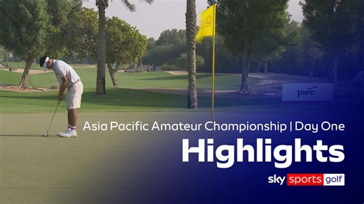 Asia Pacific Amateur Championship | Day 1 highlights