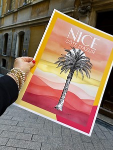 Palm Tree Poster - Etsy