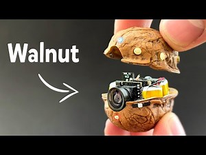 Not Just a Walnut — It’s a Secret Camera I Created!