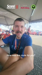 41 reactions | One runner. One journey. One finish line. Hear what this participant from Singapore had to say after completing SCORE Marathon 2025 by AIA Vitality. | SCORE Marathon | Facebook