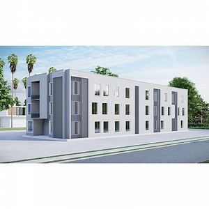 [Hot Item] Steel Frame Prefab Office Prefab Metal Buildings Steel Hall