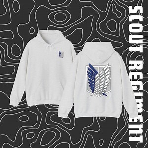 Attack on Titan Sweatshirt Scout Regiment Logo Sweatshirt Comfortable Unisex Sweater - Etsy Australia