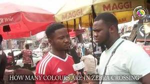We all cross the road one way or the other, Check this trivia on how many colour Zebra cross has...Hilarious #questionsandanswers #zebracrossing #happynewyear #onemusicfiesta #30billionconcert #sunday #sundayfun #kalibrateafricavoxpop #funnyresponses #naijastreet #commentforcomment #naijacomedy #funnyvideos #funnyvideoclips #lol #laughter #followforfollow #trending | Kalibrate Africa