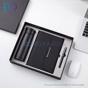 [Hot Item] Insulated Mug Notebook Gift Set Loose-Leaf Notepad Plus Logo Company Practical Anniversary Activities Gift
