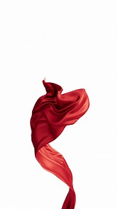 Flowing wave cloth curve line with alpha channel, 3d rendering.