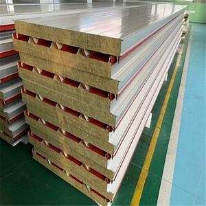 [Hot Item] Fast Installation Rockwool Sandwich Panel for Roofing Board