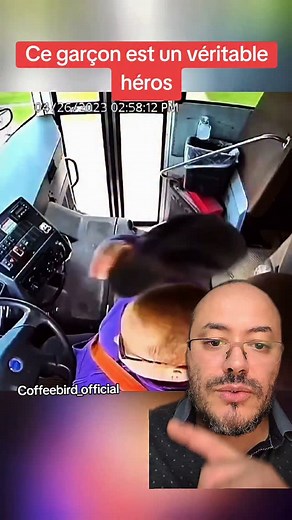 Un garçon de 13ans sauve 64 passager d'un bus #coffeebird #viral #love | Coffeebirdofficial