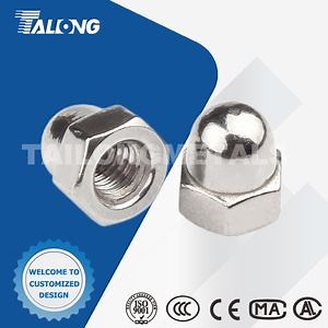 [Hot Item] 304 316 Stainless Steel Hexagon Round Domed Cap Hex Nuts Acorn Nut Stainless Steel Fastener