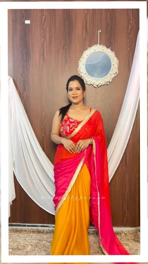 How to safetypin a saree while draping with a sleeveless blouse. Here's the trick to follow #sareedrapingtips #SareeHacks #sareefashion #sareestyle #reelsviral #drapesbypoonam | Drapes by Poonam