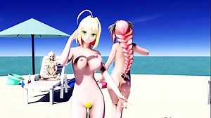 MMD Saber and Astolfo FGO Gimme x Gimme &lpar;Submitted by Deltarion&rpar;
