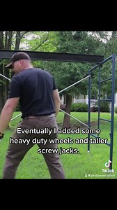 4.2K views · 115 reactions | I built this hoist a few years ago after I saw one at a hands on class in Union City, Michigan. My background in structural ironwork and welding/ fabrication is a valuable asset in this field. Never buy what you can build for a fraction of the price! | Past Preservation | Facebook