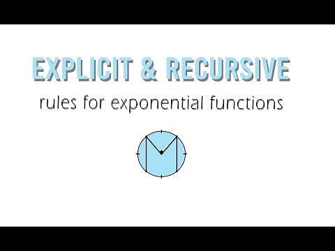 Algebra 2: Explicit/Recursive Rules for Exponential Tables