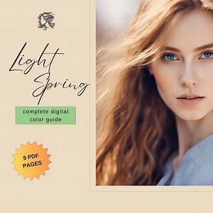 Light Spring Palette | 12 Seasons Color Guide | Digital Color Swatches - Etsy