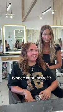 Should she go blonde or brunette?? ‪@NotEnoughNelsons‬ #shorts