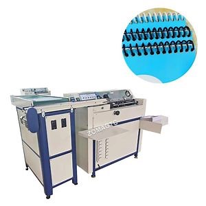 [Hot Item] Machine à relier en spirale en plastique avec calendrier électrique automatique pour livres et carnets