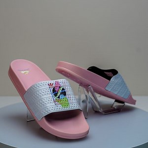 Adidas x Kevin Lyons Adilette Lite Slides Graphic Womens Size 13