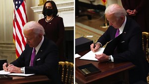 Did Biden Get Caught Signing 'Fake' Blank Executive Orders?
