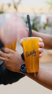 A sip of springtime magic! 溜 Our Yuzu Cute Bubble Tea is a vibrant blend of zesty yuzu, sweet peach, refreshing lemonade, caffeine free butterfly pea tea, and juicy pomegranate bubbles. Don’t forget to shake before drinking!✨ #YuzuGlow #SpringSips #ShakeSipEnjoy | Balance Pan-Asian Grille | Facebook