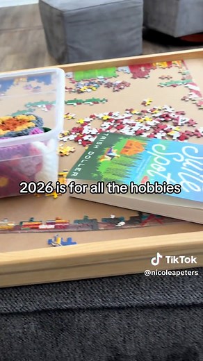 What new hobby are you starting this year? #beads #crochet #books #puzzles
