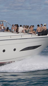 Listed charter price: $48,000 per week! Spotted at the Haulover Inlet!Dominator 800S Golden 3 motoryacht #hauloverinlet #miami #yachtlife | Joseph Levy