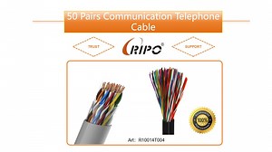 [Hot Item] Telephone Cable with Strength Member 50 Pairs Telephone Cable