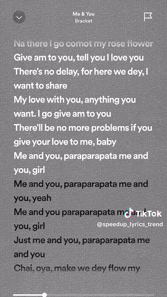 Bracket « Me & you » #bracket #bracketmeandyou #speeduplyricstrend