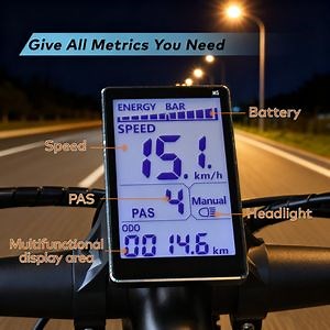 [Hot Item] M5 Fat Bike LCD Display with Bicycle Computer Specialized Cycling Accessory