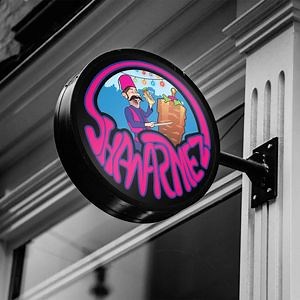 [Hot Item] Round Light Box Signage Indoor Acrylic LED Light Box Logo Outdoor Advertising Signage