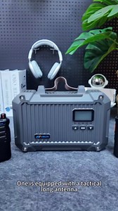 588 GMRS Repeater, Full Duplex Portable Radio Repeater, 25W Output, IP66 Waterproof, for Extended Range Communication, Compatible with Raspberry Pi